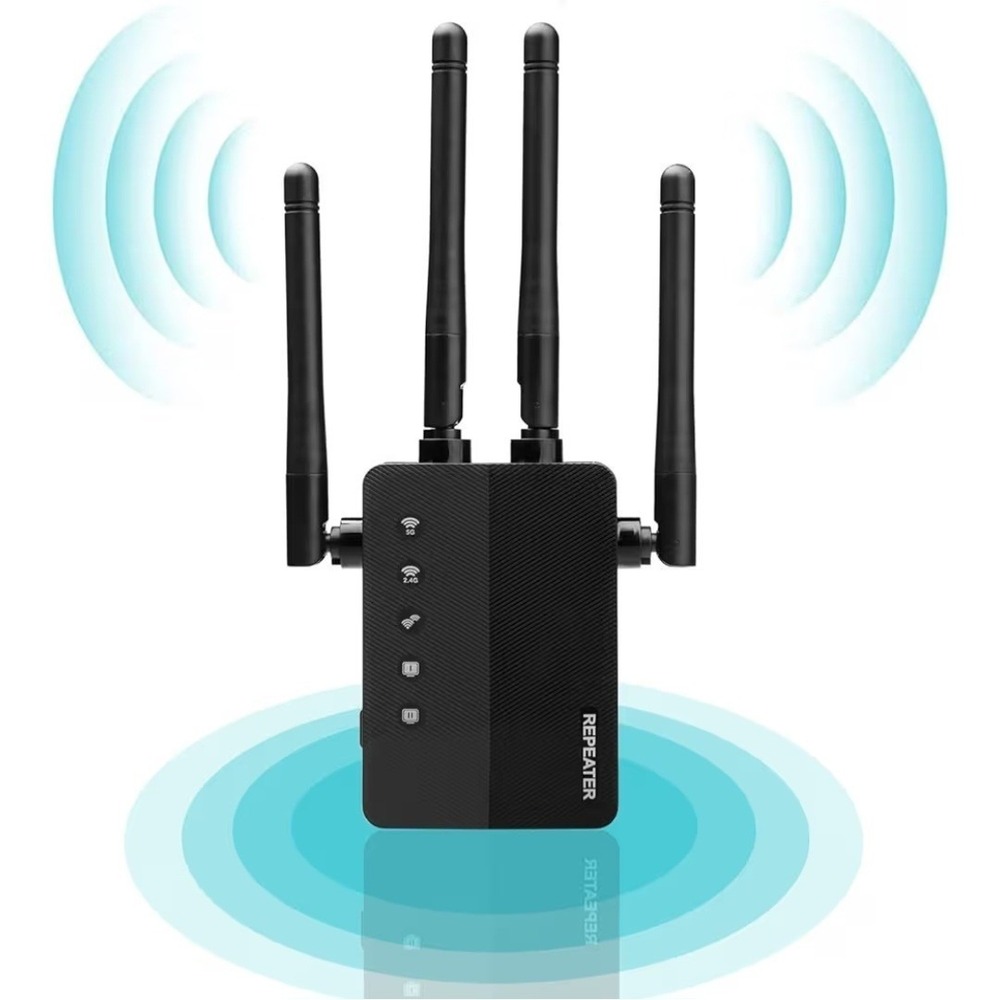 2025 Wifi Extender Signal Booster for Home,15000Sq.Ft Wireless Internet Repeater
